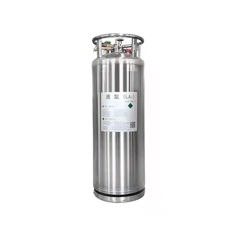 What are the signs of a damaged or faulty liquid dewar cylinder?