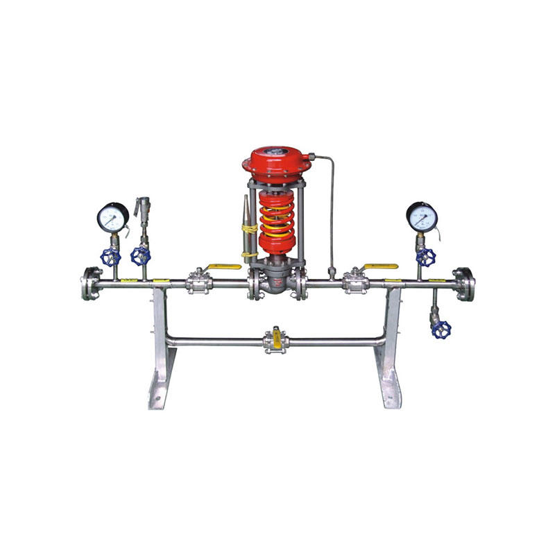 Industrial gases pressure regulator device