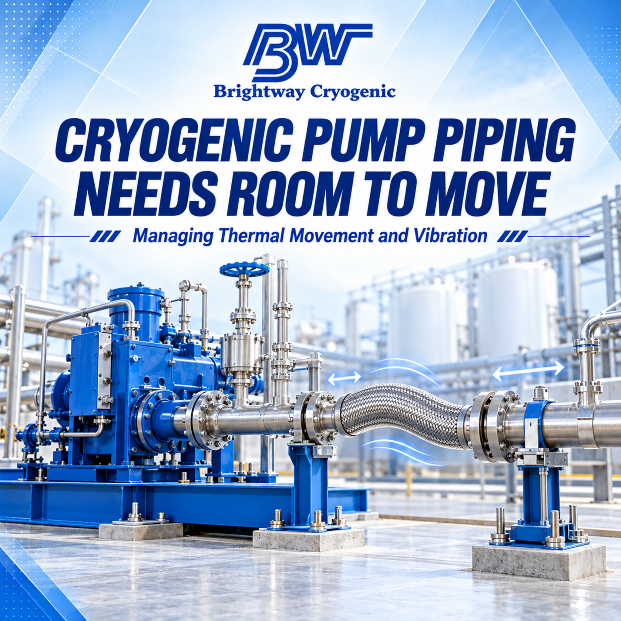 Why Cryogenic Pump Piping Needs Room to Move